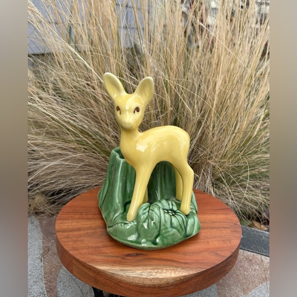 MCM Shawnee USA Pottery Deer Planter - Picture 2 of 9